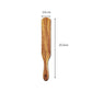 Set of wooden Acacia long-handled spatulas from WoodyKitchenware, featuring smooth handles and natural wood finish for cooking and mixing.