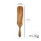 WoodyKitchenware Acacia long-handled spatula set with premium wooden mixing and cooking utensils, showing multiple spatulas with smooth handles.