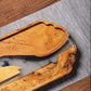 Elegant bamboo and resin rectangular wooden tea tray by WoodyKitchenware, featuring epoxy-enhanced dry finish for a refined look.
