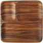 Rustic split breakfast plate by Woody&