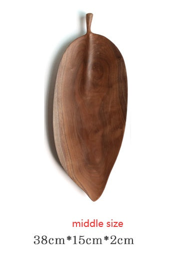 Wooden saucer fruit tray by WoodyKitchenware, showcasing a natural wood finish with a smooth, round design for elegant dining presentation.
