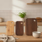 Large square Walnut Japanese cutting board by WoodyKitchenware, professional-grade outdoor kitchen tool with smooth surface and sturdy build.