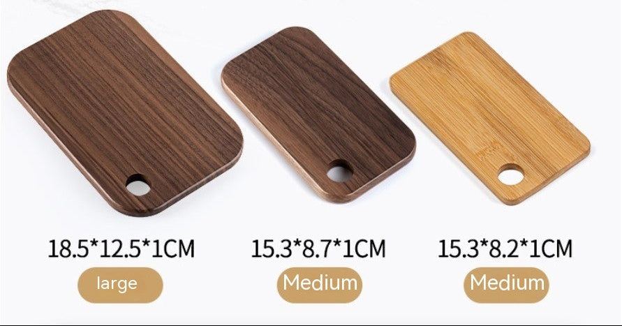 Large square walnut Japanese cutting board by WoodyKitchenware, professional-grade outdoor Japanese-style kitchen tool.