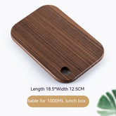 Large square walnut Japanese cutting board by WoodyKitchenware, professional-grade outdoor kitchen tool with smooth surface and sturdy build.
