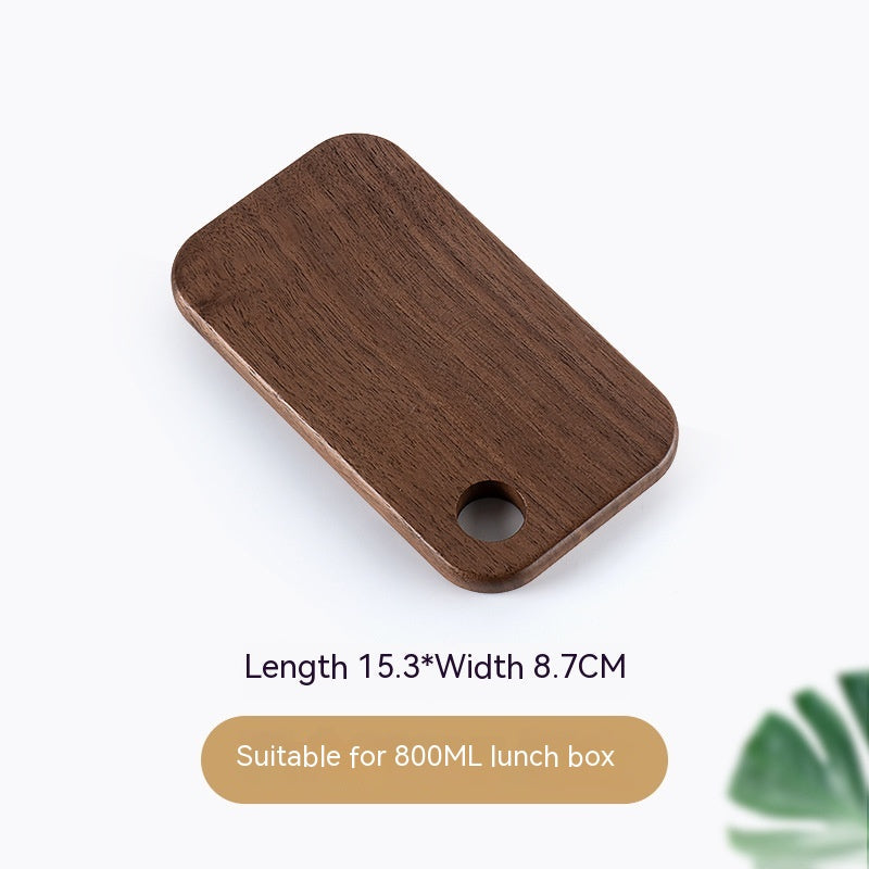 Large square walnut Japanese cutting board by WoodyKitchenware, professional-grade outdoor kitchen tool with a smooth surface and rich wood grain.