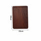 Rustic wooden steak and pizza board with sauce trough, by WoodyKitchenware, perfect for serving and versatile dining presentation.