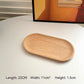 Round wooden trays from WoodyKitchenware by WoodyKitchenware, featuring minimalist design and natural wood finish.
