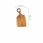 Black walnut cutting board by WoodyKitchenware, elegant and durable wood surface ideal for chopping and food prep.