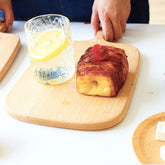 Wooden mini breadboard from WoodyKitchenware, compact and versatile solid wood breadboard ideal for serving or food prep.